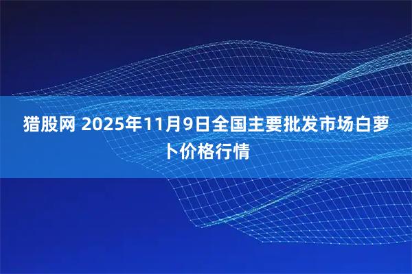 猎股网 2025年11月9日全国主要批发市场白萝卜价格行情