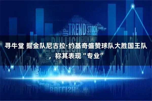 寻牛堂 掘金队尼古拉·约基奇盛赞球队大胜国王队，称其表现“专业”